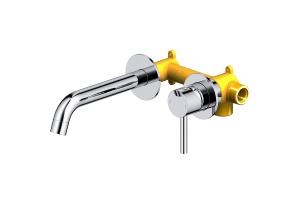 Смеситель для раковины встраиваемый Timo Saona хром