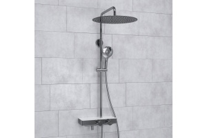 Душевая система WasserKraft 40 с термостатом хром - 2