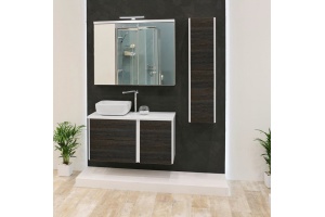 Зеркало-шкаф AQUATON Брук 100 со светильником - 2