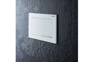 Кнопка смыва Geberit Sigma 30 115.883.KK.1 белый / золото - 3