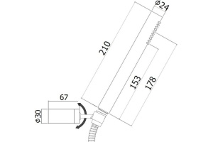 Душевой гарнитур Paffoni Birillo ZDUP036NO черный матовый - 2
