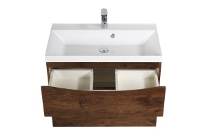 Тумба под раковину BelBagno Marino 80 темное дерево - 3