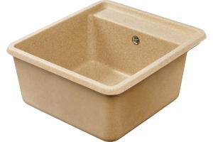 Мойка кухонная AQUATON Беллис 57 песочная - 2