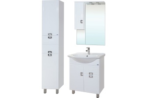 Шкаф-пенал Bellezza Миа 35 с бельевой корзиной L - 2