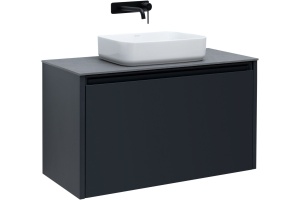 Тумба под раковину Allen Brau Fantasy 100 черный матовый - 2