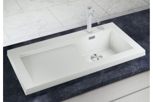 Смеситель для кухонной мойки Blanco Linee белый, хром (518441) - 2