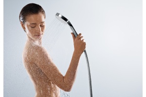 Ручной душ Hansgrohe Croma Select E 1jet EcoSmart, белый/хром - 3