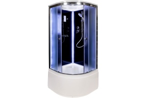 Душевая кабина Deto B 100х100 (B10SLEDBLACK) - 2