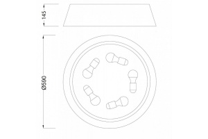 Потолочный светильник Mantra Nordica 4966E - 2