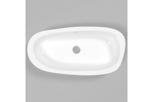 Раковина накладная Whitecross Moonstone E 70х35 белая глянцевая - 2