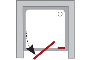 Душевая дверь Ravak Pivot 120 см (03GG0U00Z1) - 2