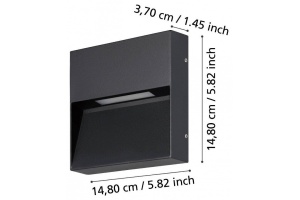 Уличный настенный светодиодный светильник Eglo Maruggio 900889 - 3