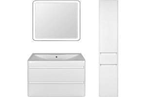 Тумба подвесная Атлантика 100, Люкс антискрейч, PLUS - 2