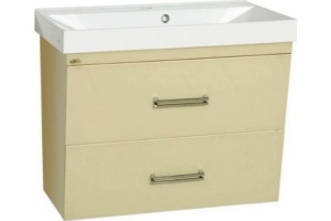 Тумба под раковину Misty Онтарио 60 бежевая глянцевая