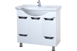 Тумба для комплекта Bellezza Белла Люкс 75 белая