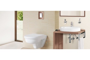 Кнопка смыва Grohe  дерево, хром (38849HP0) - 2