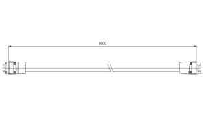 Шланг для душа AQUATEK AQ2111MB, 160 см, матовый черный - 2