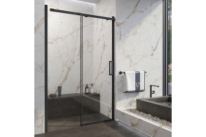 Душевая дверь в нишу Veconi Vianno VN-70 150 см, профиль черный