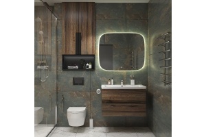 Зеркало с подсветкой Forli 1000х800 AM-For-1000-800-DS-F