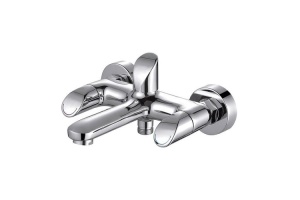 Смеситель для ванны BelBagno Tiara хром (TIA-VAS-CRM/TWIST)