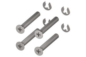 Комплект удлиненных болтов для установки монтажной рамки на уровне стены