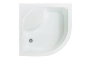 Душевой уголок Royal Bath 90х90 профиль хром стекло матовое - 3