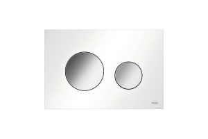 Кнопка смыва TECE Loop белый хром