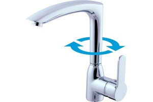 Смеситель для кухонной мойки Rav Slezak Zambezi хром (ZA007.5/7)