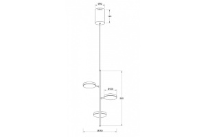 Подвесной светильник Maytoni Fad MOD070PL-L18WK - 3