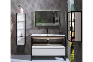 Консоль под раковину Armadi Art Loft 120 черный - 2