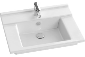 Тумба с раковиной Jacob Delafon Struktura 60 белая, с 2 ящиками - 2