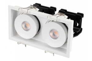 Встраиваемый светодиодный светильник Arlight CL-Simple-S148x80-2x9W Warm3000 026876