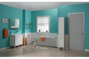 Мебель для ванной Aquanet Верона 75 белая, 1 ящик, 2 двери - 2