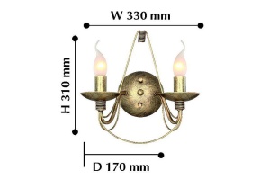 Бра F-promo Chateau 2163-2W - 2
