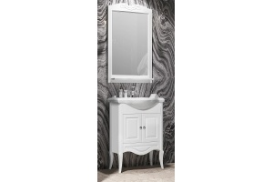 Зеркало Opadiris Брунелла 65 белое матовое - 2