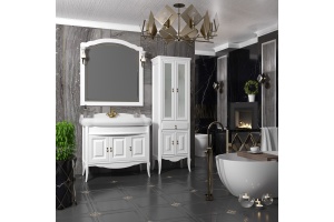 Тумба с раковиной Opadiris Лоренцо 100 белая матовая - 2