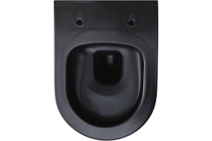 Чаша для подвесного унитаза Allen Brau Priority без сиденья черный матовый - 3