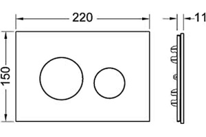 Декоративная панель TECE Loop Modular белая 9240671 - 2