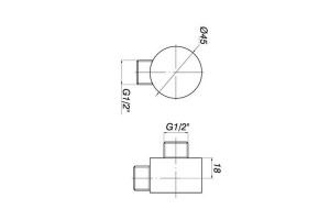 Шланговое подключение GPD хром - 2