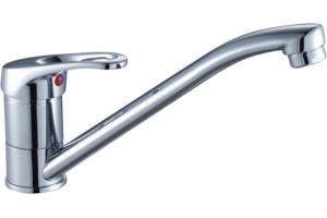 Смеситель одноручный (35мм) для кухни, с поворотным изливом 250мм, хром  B35-21