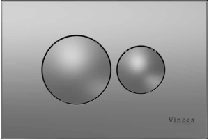 Кнопка смыва Vincea серый матовый