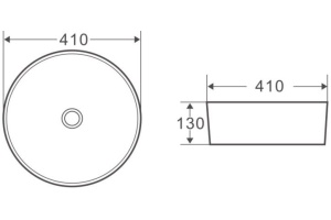 Рукомойник BelBagno BB1315 накладной - 3