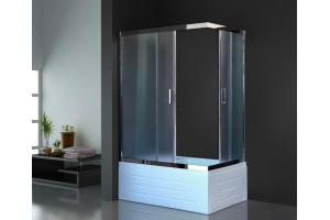 Душевой уголок Royal Bath 120х80 хром стекло матовое - 2