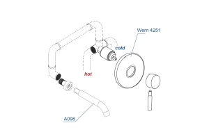 Смеситель для раковины WasserKraft Wernх никель - 3