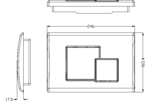 Клавиша смыва Weltwasser WW MARBERG 507 SE CR хром (10000005953) - 2