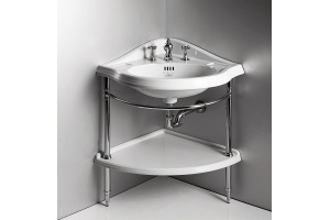 Консоль под раковину напольная Simas Arcade хром - 2