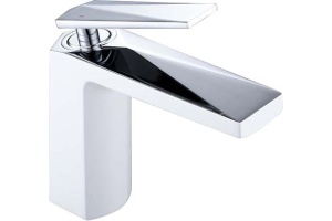 Смеситель для раковины Boheme Venturo белый, хром (371-W)