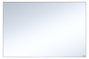 MARS -120 Зеркало в черном матовом профиле - 2