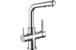 Смеситель для кухонной мойки Rossinka  хром (Z35-31)