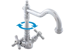 Смеситель для кухни Rav Slezak Morava retro хром - 2